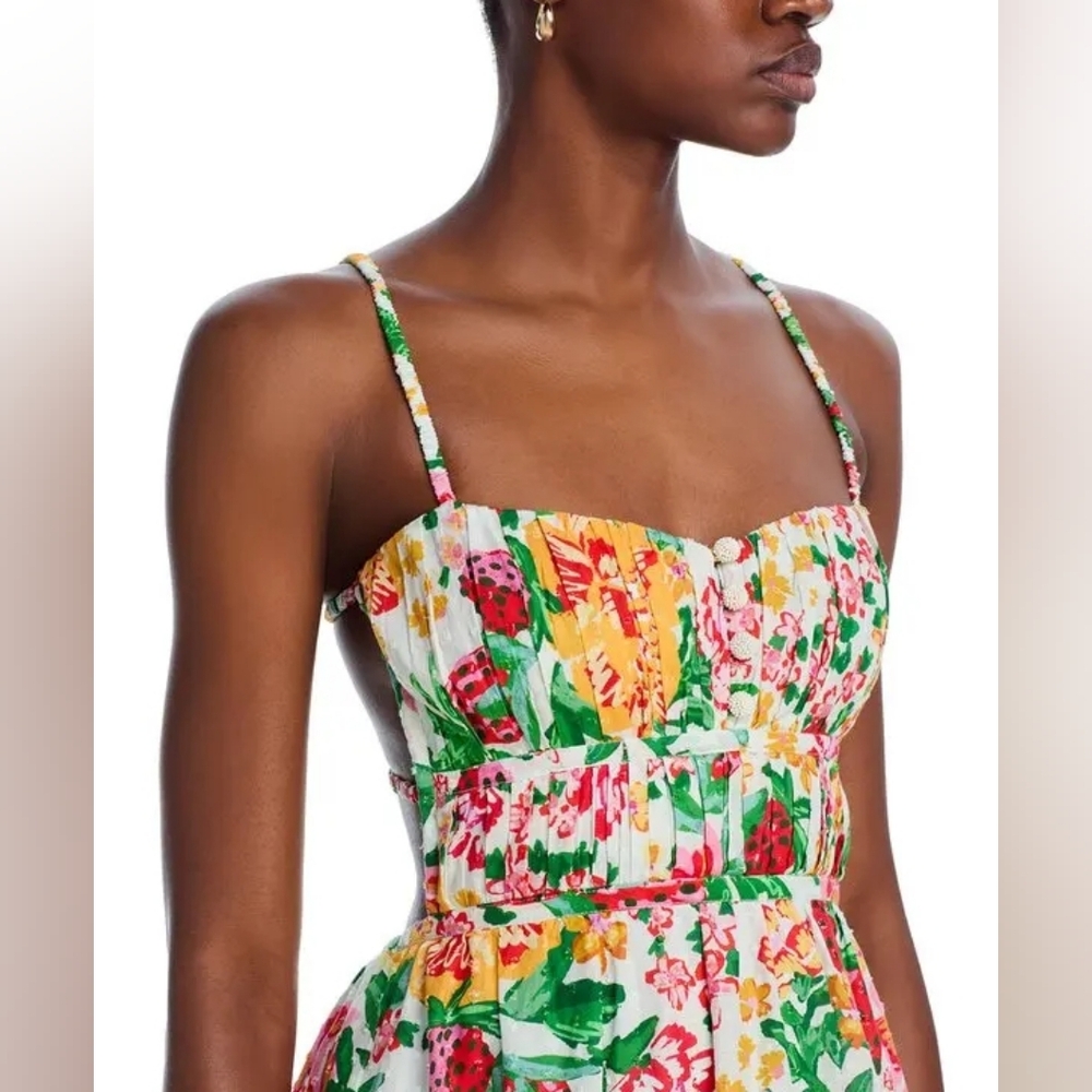 FARM Rio Multicolor Floral Backless Sundress - Picture 10 of 12